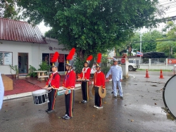 20240928084131.jpg - วงดุริยางค์โรงเรียนสันทรายหลวง ร่วมงานเกษียณ ตำรวจสภ.สันทราย  | https://ssl.ac.th