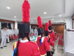 20240928084133.jpg - วงดุริยางค์โรงเรียนสันทรายหลวง ร่วมงานเกษียณ ตำรวจสภ.สันทราย  | https://ssl.ac.th
