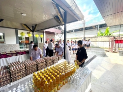 20241024025727(4).jpg - โรงเรียนสันทรายหลวง ขอขอบพระคุณ คุณเกียรติศักดิ์ ณ ลำปาง พร้อมคณะฯ ที่มอบ ข้าว ไข่, น้ำมันพืช, ขนม ให้กับนักเรียน | https://ssl.ac.th
