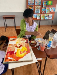 20241201080500.jpg - คณะครูนำนักเรียนเข้าร่วมการแข่งขันงานศิลปหัตถกรรมนักเรียนครั้งที่ 72 ประจำปีการศึกษา 2567 ระดับกลุ่มเครือสันทราย 3  | https://ssl.ac.th