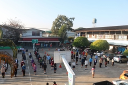 20220129075806.jpg - บรรยากาศการเปิดเรียน On Site กลุ่มA วันแรก | https://ssl.ac.th