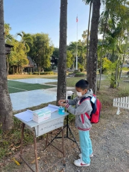 20220204070657(2).jpg - ผอ.ประพันธ์ ทองหนัก เยี่ยมให้กำลังใจครูและนักเรียนแผนกอนุบาล | https://ssl.ac.th