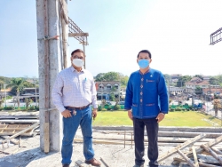 20220214103054(1).jpg - เจ้าหน้าที่จากฝ่ายแผนฯ สพป.ชม. เขต. ๒ ตรวจเยี่ยมการก่อสร้างอาคาร | https://ssl.ac.th