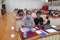 20220414135314.jpg - ประชุมฯ ทีมงาน. สันทรายหลวง เพื่อเตรียมการงาน..สระเกล้า-ดำหัว ครูเก่าสันทรายหลวง | https://ssl.ac.th