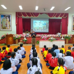 20220823032130(1).jpg - จนท. มูลธิดับบลิว วี เอส ไทยแลนด์ มาให้ความรู้ **การอยู่ร่วมกับสุนัขได้อย่างปลอดภัย  | https://ssl.ac.th