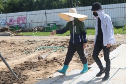 20210920073621.jpg - จัดเตรียมสถานที่สำหรับงานยกเสาเอก | https://ssl.ac.th