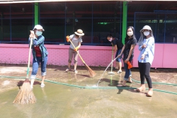 20210920073626.jpg - จัดเตรียมสถานที่สำหรับงานยกเสาเอก | https://ssl.ac.th