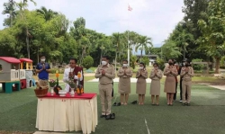 20210922090526(1).jpg - อันเชิญพระประดิษฐานซุ้ม ( แผนกอนุบาล ) | https://ssl.ac.th