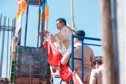 20210922091002(1).jpg - พิธียกเสาเอกและบวงสรวงสิ่งศักดิ์สิทธิ์การก่อสร้างอาคารเรียนแบบ318ล/55-ข เขตแผ่นดินไหว | https://ssl.ac.th