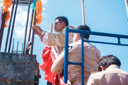 20210922091003.jpg - พิธียกเสาเอกและบวงสรวงสิ่งศักดิ์สิทธิ์การก่อสร้างอาคารเรียนแบบ318ล/55-ข เขตแผ่นดินไหว | https://ssl.ac.th