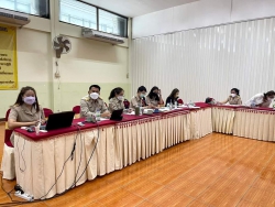 20221123084704(1).jpg - การประชุมเพื่อเตรียมแข่งขันศิลปหัตถกรรมนักเรียน ครั้งที่ 70 เครือข่ายสันทราย 3  | https://ssl.ac.th
