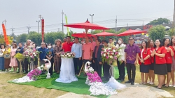 20230424052801.jpg - พิธีทำบุญฯอาคารเรียน และถวายผ้าป่าฯ กราบนมัสการฯขอบพระคุณได้รับความเมตตาจาก.ท่านพระครูโกศลฯ ( เจ้าคณะอำเภอสันทราย) มาประกอบพิธี,และมอบปัจจัยให้กับทาง รร | https://ssl.ac.th