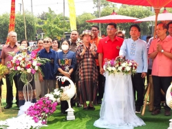 20230424052803(1).jpg - พิธีทำบุญฯอาคารเรียน และถวายผ้าป่าฯ กราบนมัสการฯขอบพระคุณได้รับความเมตตาจาก.ท่านพระครูโกศลฯ ( เจ้าคณะอำเภอสันทราย) มาประกอบพิธี,และมอบปัจจัยให้กับทาง รร | https://ssl.ac.th