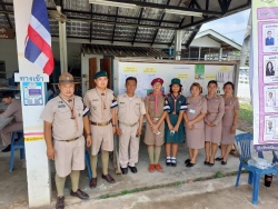 20230515093345(1).jpg - ลูกเสือ กกต โรงเรียนสันทรายหลวง ทำหน้าที่ประจำหน่วยเลือกตั้ง จำนวน 20 หน่วย | https://ssl.ac.th