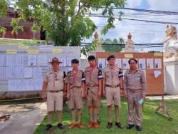20230515093345(11).jpg - ลูกเสือ กกต โรงเรียนสันทรายหลวง ทำหน้าที่ประจำหน่วยเลือกตั้ง จำนวน 20 หน่วย | https://ssl.ac.th