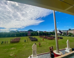 20230711112434.jpg - กองลูกเสือโรงเรียนสันทรายหลวงทบทวนคำปฏิญาณและสวนสนาม เนื่องในวันสถาปนาลูกเสือแห่งชาติ | https://ssl.ac.th