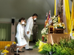 20230801091250.jpg - พิธีจุดเทียนชัยถวายพระพรชัยมงคล เฉลิมพระชนมพรรษาพระบาทสมเด็จพระเจ้าอยู่หัวรัชกาลที่ ๑๐ | https://ssl.ac.th