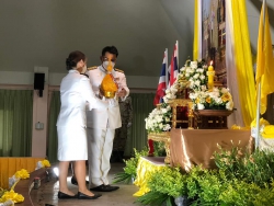 20230801091251(1).jpg - พิธีจุดเทียนชัยถวายพระพรชัยมงคล เฉลิมพระชนมพรรษาพระบาทสมเด็จพระเจ้าอยู่หัวรัชกาลที่ ๑๐ | https://ssl.ac.th