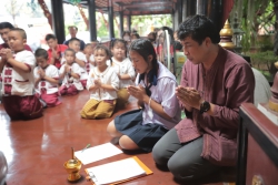 20230805082051.jpg - ร่วมถวายเทียนประเพณีเข้าพรรษา ณ วัดสันทรายหลวง | https://ssl.ac.th