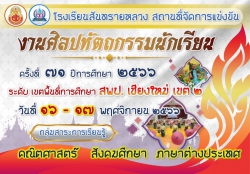 20231116054935(1).jpg - คณะครูและนักเรียนเข้าร่วมการแข่งขันงานศิลปหัตถกรรมนักเรียนระดับเขตพื้นที่ ครั้งที่ 71 ปีการศึกษา 2566 | https://ssl.ac.th