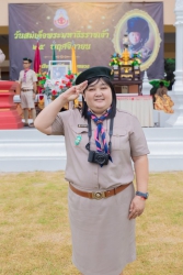 20231124071728(1).jpg - ผู้กำกับลูกเสือ ลูกเสือและเนตรนารีโรงเรียนสันทรายหลวง ร่วมถวายราชสดุดีรัชกาลที่ 6 เนื่องในวันวันพระมหาธีราชเจ้า | https://ssl.ac.th