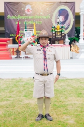 20231124071729(5).jpg - ผู้กำกับลูกเสือ ลูกเสือและเนตรนารีโรงเรียนสันทรายหลวง ร่วมถวายราชสดุดีรัชกาลที่ 6 เนื่องในวันวันพระมหาธีราชเจ้า | https://ssl.ac.th