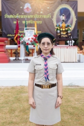 20231124071731.jpg - ผู้กำกับลูกเสือ ลูกเสือและเนตรนารีโรงเรียนสันทรายหลวง ร่วมถวายราชสดุดีรัชกาลที่ 6 เนื่องในวันวันพระมหาธีราชเจ้า | https://ssl.ac.th