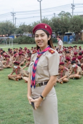 20231124071744(3).jpg - ผู้กำกับลูกเสือ ลูกเสือและเนตรนารีโรงเรียนสันทรายหลวง ร่วมถวายราชสดุดีรัชกาลที่ 6 เนื่องในวันวันพระมหาธีราชเจ้า | https://ssl.ac.th