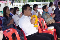 20231209115947.jpg -  พิธีขึ้นศาลพระภูมิเจ้าที่ใหม่ ที่โรงเรียนสันทรายหลวง แผนกอนุบาล | https://ssl.ac.th