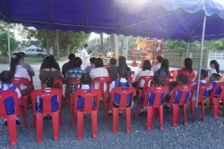 20231209115957.jpg -  พิธีขึ้นศาลพระภูมิเจ้าที่ใหม่ ที่โรงเรียนสันทรายหลวง แผนกอนุบาล | https://ssl.ac.th