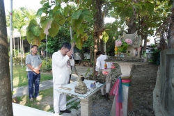 20231209120050.jpg -  พิธีขึ้นศาลพระภูมิเจ้าที่ใหม่ ที่โรงเรียนสันทรายหลวง แผนกอนุบาล | https://ssl.ac.th