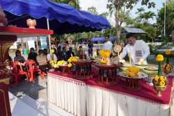 20231209120058.jpg -  พิธีขึ้นศาลพระภูมิเจ้าที่ใหม่ ที่โรงเรียนสันทรายหลวง แผนกอนุบาล | https://ssl.ac.th