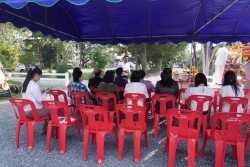 20231209120105.jpg -  พิธีขึ้นศาลพระภูมิเจ้าที่ใหม่ ที่โรงเรียนสันทรายหลวง แผนกอนุบาล | https://ssl.ac.th