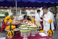 20231209120141.jpg -  พิธีขึ้นศาลพระภูมิเจ้าที่ใหม่ ที่โรงเรียนสันทรายหลวง แผนกอนุบาล | https://ssl.ac.th