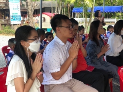 20231209120200.jpg -  พิธีขึ้นศาลพระภูมิเจ้าที่ใหม่ ที่โรงเรียนสันทรายหลวง แผนกอนุบาล | https://ssl.ac.th