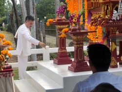 20231209120235.jpg -  พิธีขึ้นศาลพระภูมิเจ้าที่ใหม่ ที่โรงเรียนสันทรายหลวง แผนกอนุบาล | https://ssl.ac.th