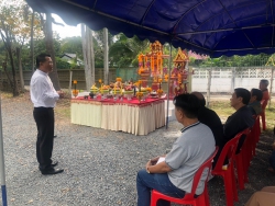20231209120243.jpg -  พิธีขึ้นศาลพระภูมิเจ้าที่ใหม่ ที่โรงเรียนสันทรายหลวง แผนกอนุบาล | https://ssl.ac.th